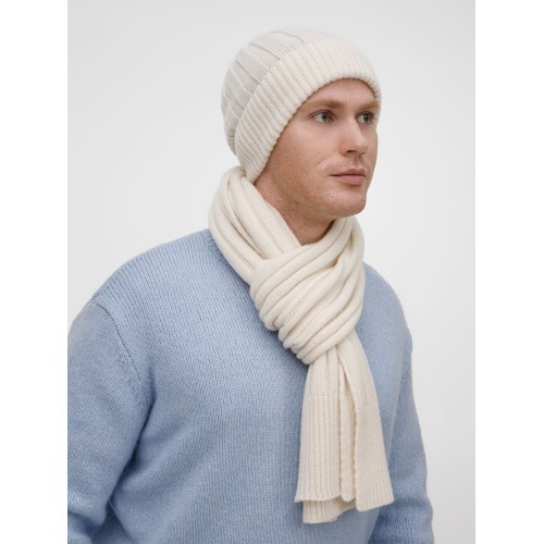 Шапка Bellish, белая (ванильная)