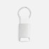 Брелок Inlet с тканевой вставкой, белый