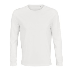 Футболка унисекс с длинным рукавом Pioneer LSL, белая