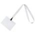 Лента для бейджа Neckband, белая