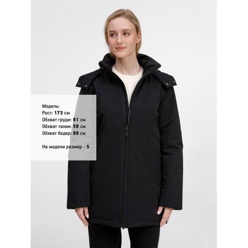 Куртка-парка унисекс Sfera, черная