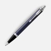 Ручка шариковая Parker IM Core Matte Blue CT, темно-синяя с черным