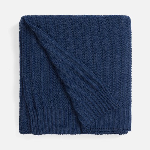 Плед Termoment, синий меланж