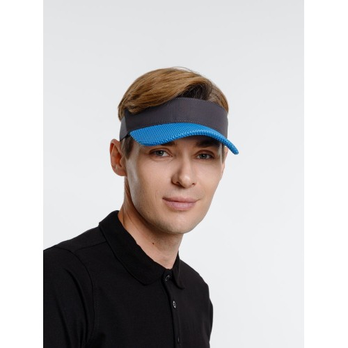 Козырек Grand Slam, темно-серый с синим