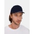 Бейсболка Classic 2.0, темно-синяя с белым кантом