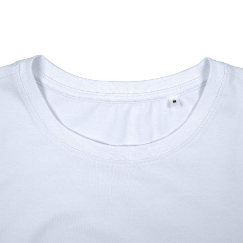 Футболка женская T-bolka Stretch Lady, белая (холодный оттенок)