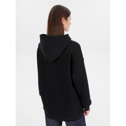 Худи оверсайз унисекс Outshine, черное