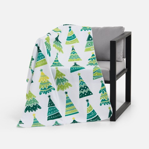 Флисовый плед Imaginario, зеленый