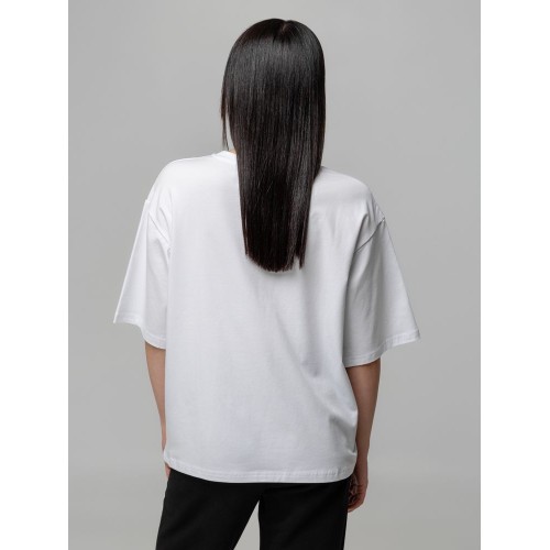 Футболка унисекс оверсайз Street Vibes, молочно-белая