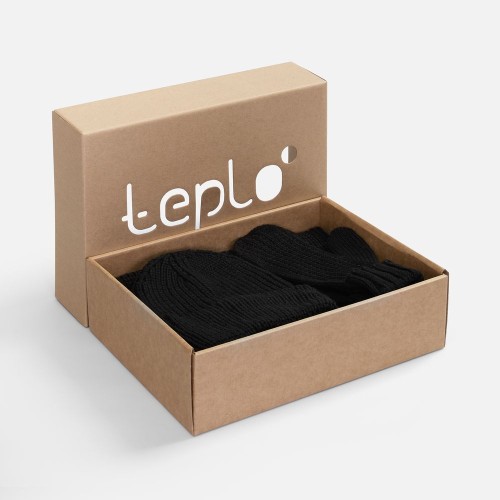 Набор Nordkyn Full Set с шарфом, черный