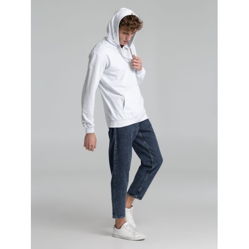 Толстовка на молнии с капюшоном Unit Siverga, белая