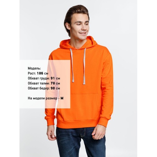 Толстовка с капюшоном Kirenga, оранжевая