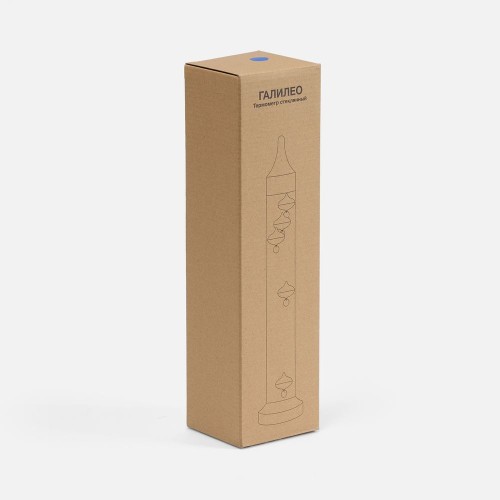 Термометр стеклянный «Галилео», голубой