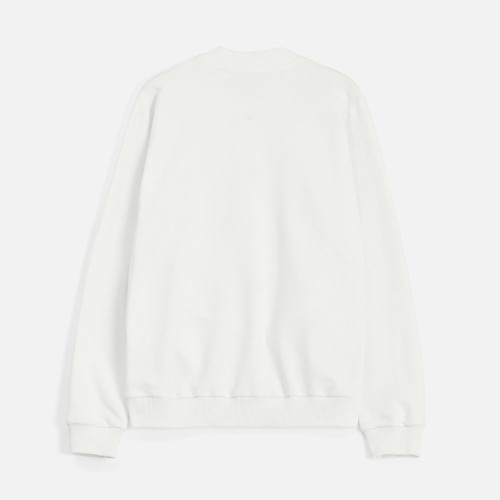 Бомбер унисекс Nuppu, молочно-белый