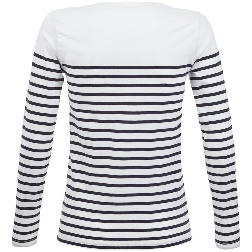 Футболка женская с длинным рукавом Matelot LSL Women, белая с синим