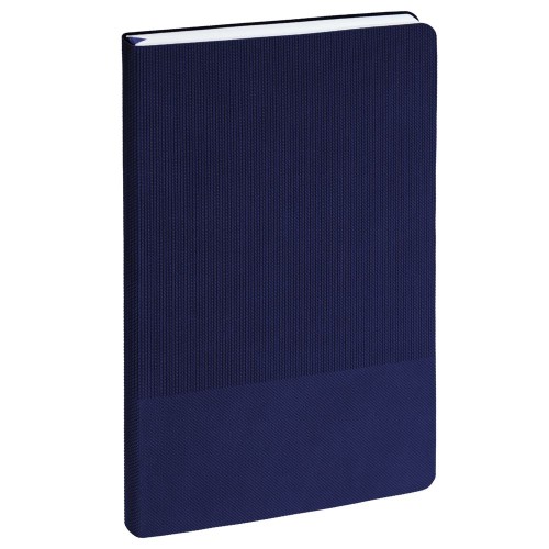 Ежедневник Knit, недатированный, темно-синий