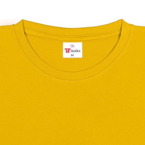 Футболка унисекс T-Bolka 180, желтая