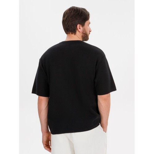 Джемпер с коротким рукавом Siluetti Volumica, черный