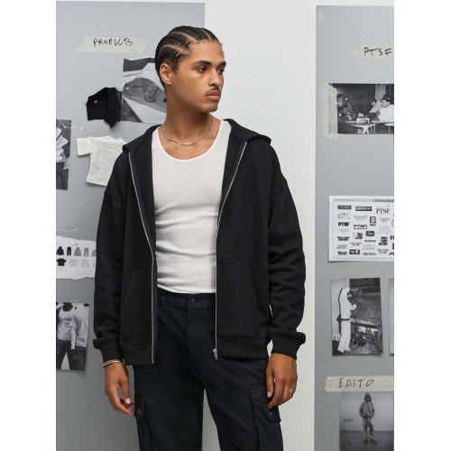 Толстовка унисекс на молнии Jelo, черная