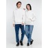 Худи оверсайз унисекс Go Easy, молочно-белое