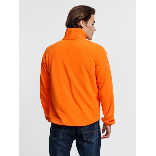 Куртка флисовая унисекс Fliska, оранжевая