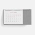 Календарь настольный Brand, серый