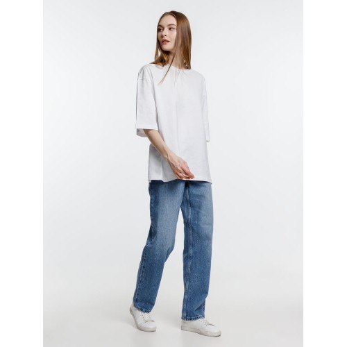 Футболка оверсайз унисекс Base Space, белая