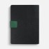 Ежедневник Boom, недатированный, черный с зеленым
