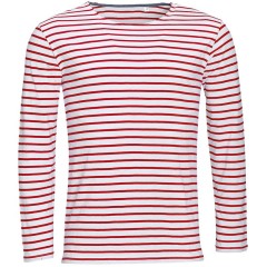 Футболка мужская Marine Men, белая с красным