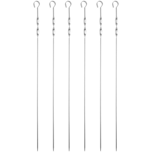 Набор шампуров в чехле Long Bower, серый