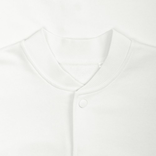 Бомбер унисекс Nuppu, молочно-белый