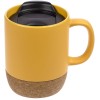 Кружка с пробковой подставкой Corky Walk, желтая Кружка с пробковой подставкой Corky Walk, желтая