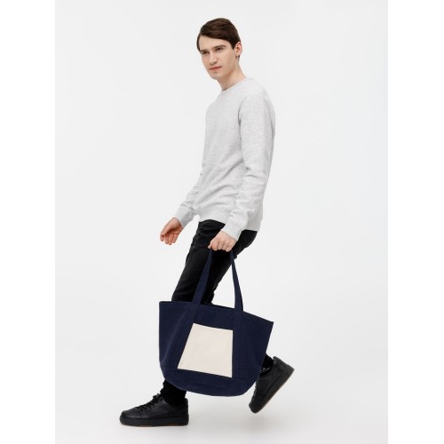 Шопер Shophop, синий с неокрашенным