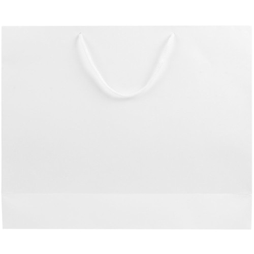 Пакет бумажный «Блеск», большой, белый