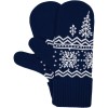 Варежки Elnik, синие с молочно-белым Варежки Elnik, синие с молочно-белым