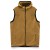 Жилет с капюшоном унисекс Gotland, горчичный Жилет с капюшоном унисекс Gotland, горчичный