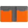 Картхолдер с отделением для купюр Dual, оранжевый Картхолдер с отделением для купюр Dual, оранжевый