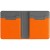 Картхолдер с отделением для купюр Dual, оранжевый Картхолдер с отделением для купюр Dual, оранжевый