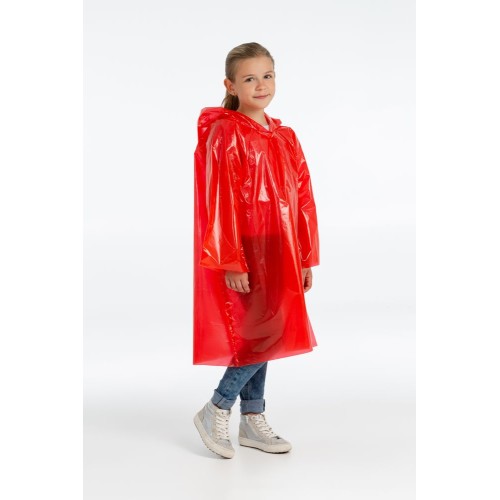 Дождевик-плащ детский BrightWay Kids, красный