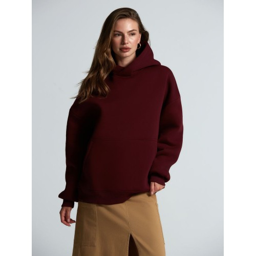 Худи Kulonga Oversize, бордовое