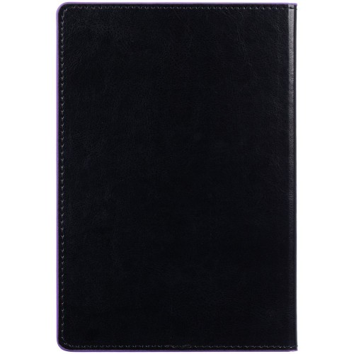 Ежедневник Alanis, недатированный, черный с фиолетовым