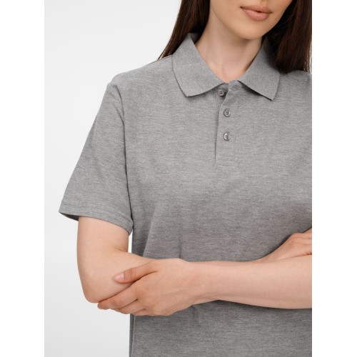 Рубашка поло унисекс Tervise, серый меланж