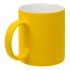 Кружка Promo Soft с покрытием софт-тач, желтая