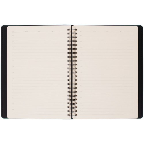 Ежедневник Spring Urban на заказ, недатированный, изумрудный