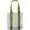 Шопер Clear Fest, прозрачный с зелеными ручками Шопер Clear Fest, прозрачный с зелеными ручками