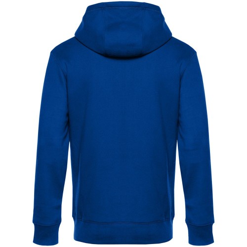 Толстовка с капюшоном унисекс King, ярко-синяя
