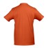 Футболка мужская с контрастной отделкой Madison 170, оранжевый/белый