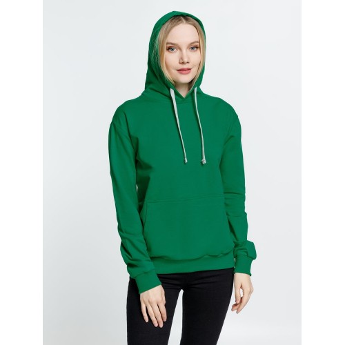 Толстовка с капюшоном Kirenga, зеленая