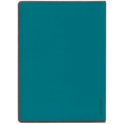 Ежедневник Frame, недатированный, бирюзовый с серым