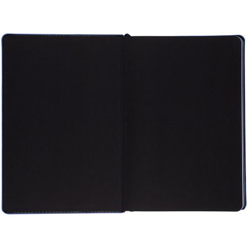 Ежедневник Alanis, недатированный, черный с синим